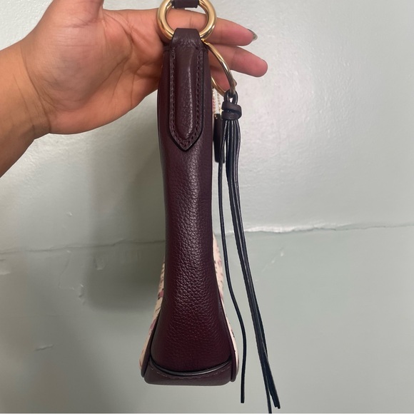 Coach Daisy Print Chaise 61 Crossbody Floral Pink White Purple L1979 89471 - Picture 7 of 14